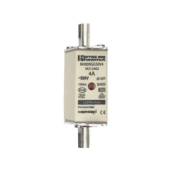 Mersen NH-Sicherungseinsatz SF Gr.000 gG 4A/500V KM NH000GG50V4